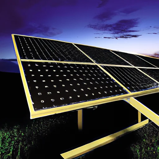 Can solar panels charge at night?