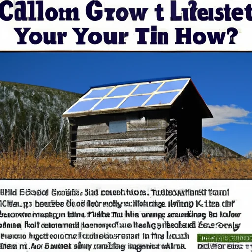 How to Power Your Off-Grid Cabin