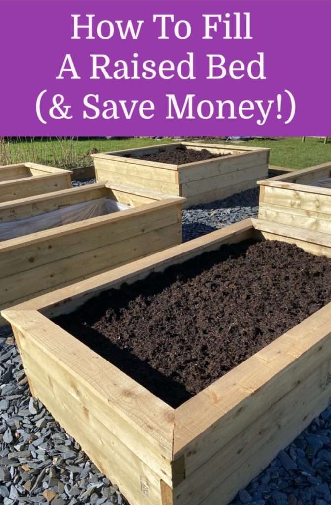 How much compost is needed to fill a raised bed?