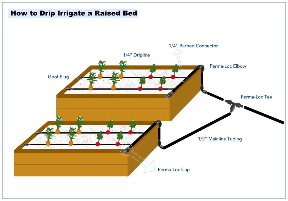 The Water Requirements of Raised Beds