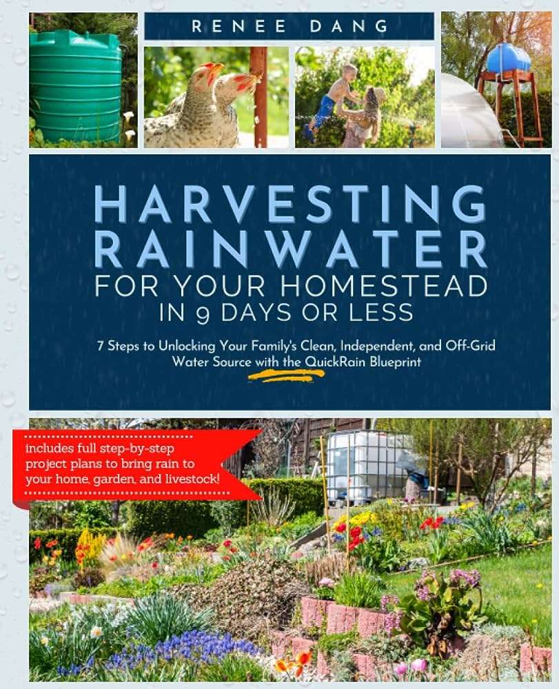 Collecting rainwater: An easy and fast way to get water for off-grid homesteads Collecting rainwater: An easy and fast way to get water for off-grid homesteads
