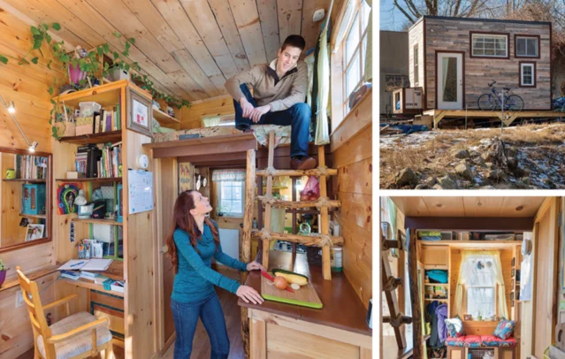 Living off the grid in Rhode Island is difficult due to building code requirements for water, electricity, heating, and water heater.