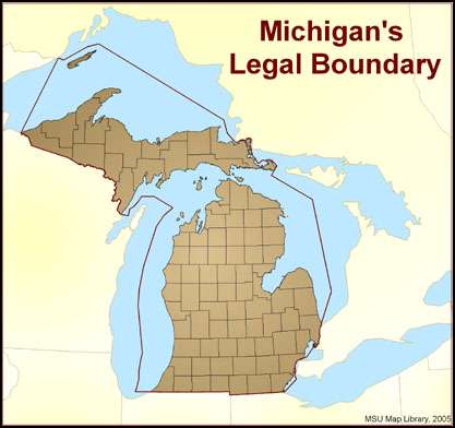 Michigan: A State Bordered by Canada in the Northern Part of the Country