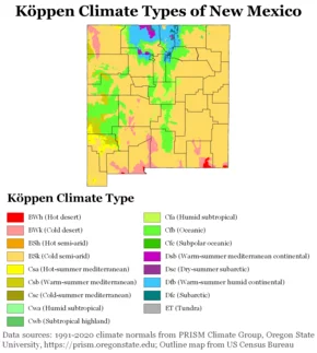 New Mexicos Low Population Density in the Southern United States