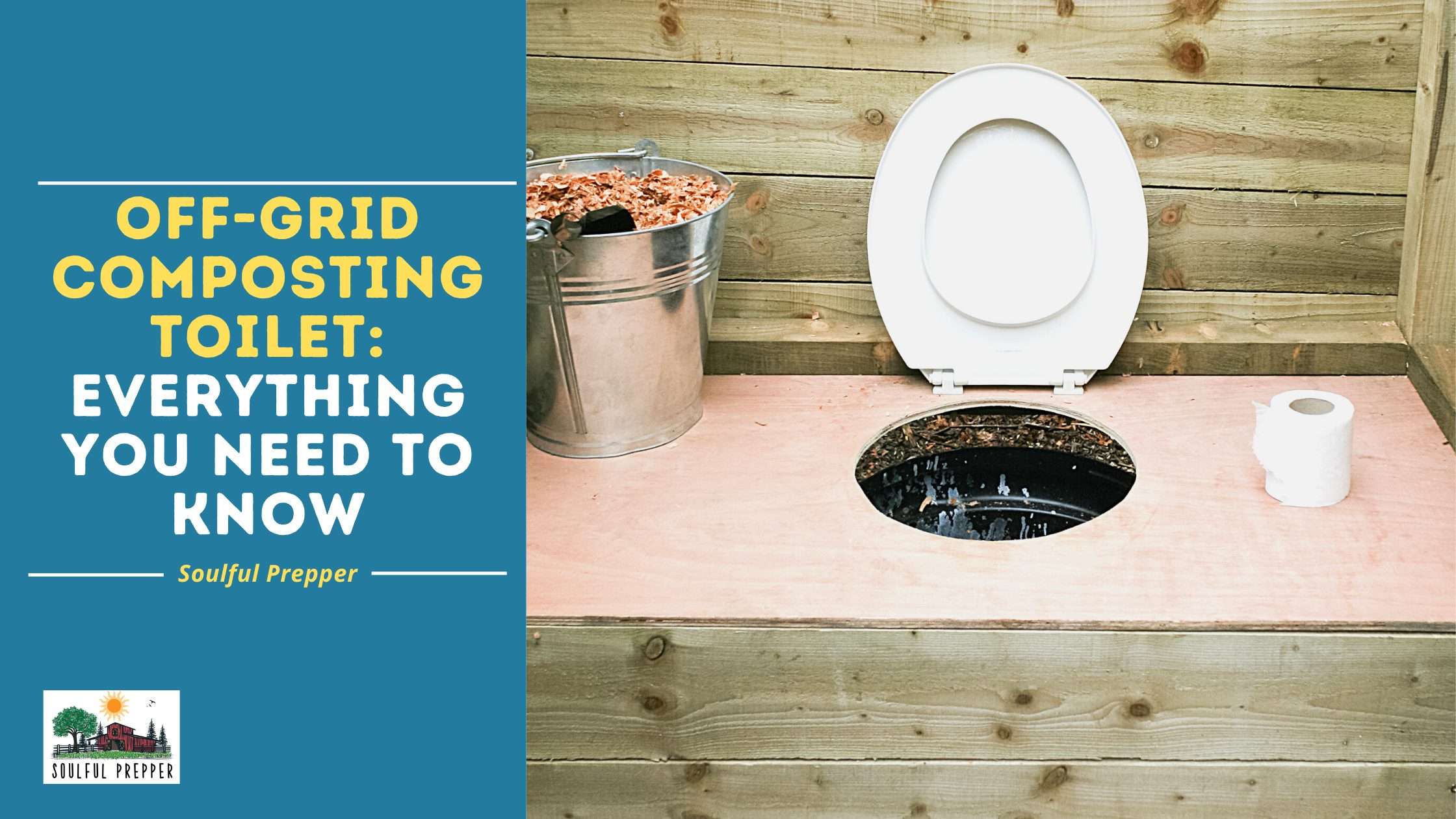 Options for offgrid toilets include selfsustained composting toilets