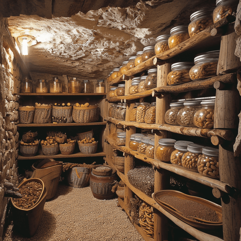 What is the best way to store food outside? OffGridHarmony